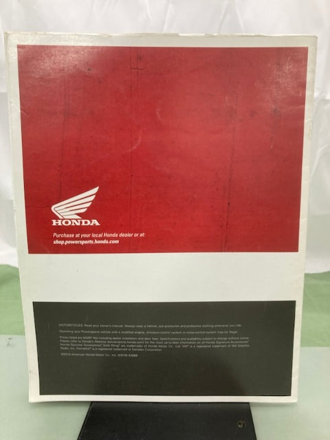 Honda Goldwing Accessories Catalog 2018 Genuine