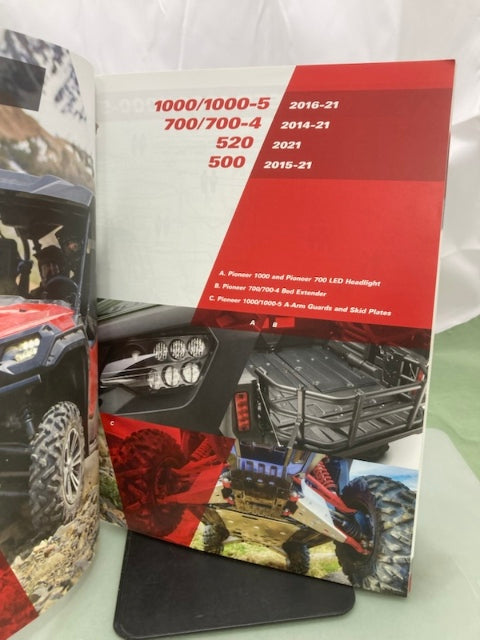 Honda Talon Pioneer ATV Accessories Catalog 2021 Genuine