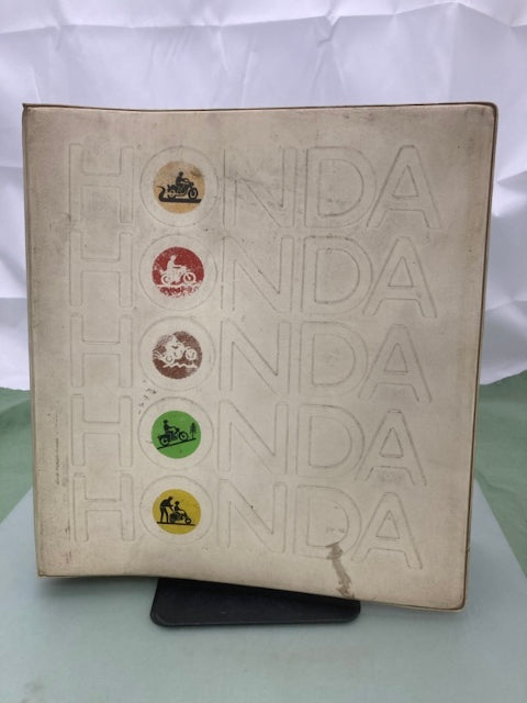 Honda Motorcycle Sales Binder with Spec Sheets 1976 Genuine