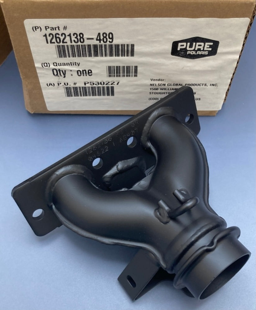 Polaris 1262138-489 Exhaust Twin Manifold New Genuine