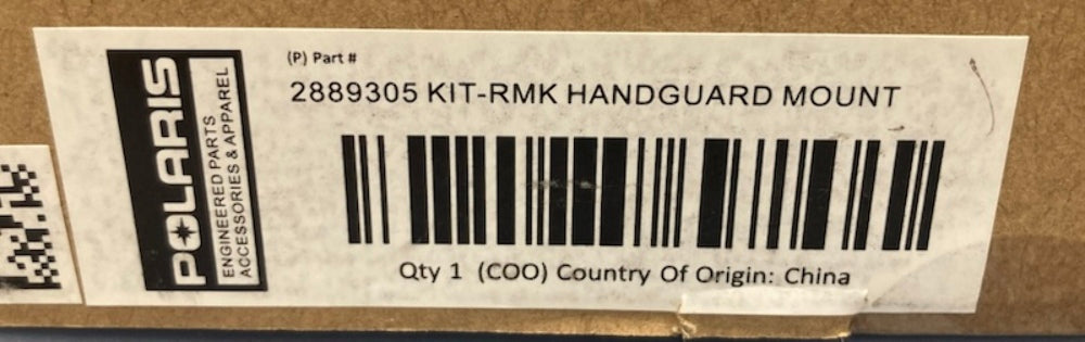 Polaris 2889305 RMK Defend Handguard Mount Kit New Genuine