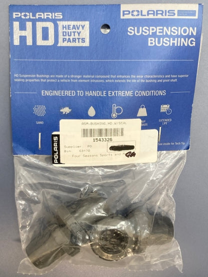 Pk of 4 Polaris 1543326 HD Suspension A-Arm Bushing w/ Seal Assembly New Genuine