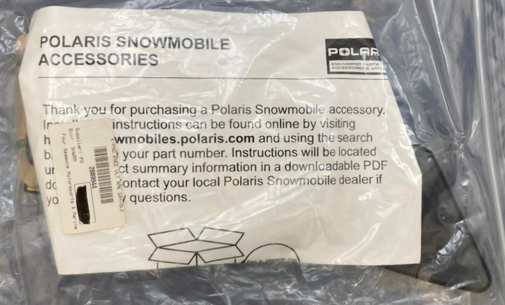 Polaris 2889944 Ultimate RMK Knee Pads (Steel Gray/Black) New Genuine