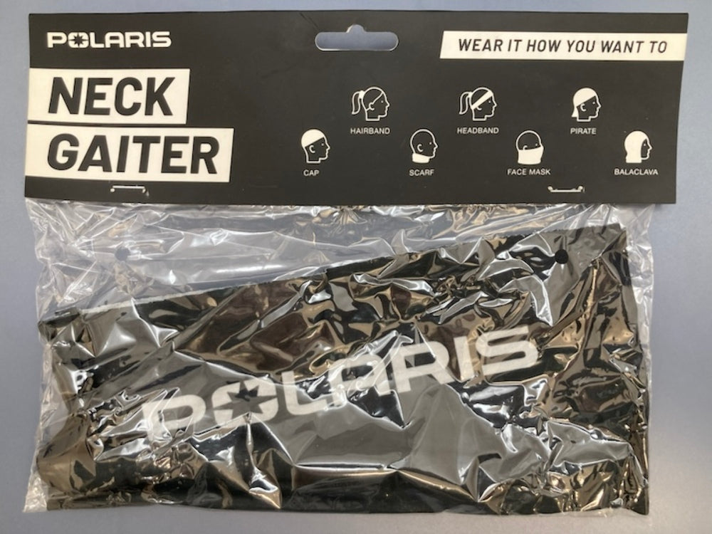 Polaris 2861953 Branded Performance Black Neck Gaiter New Genuine