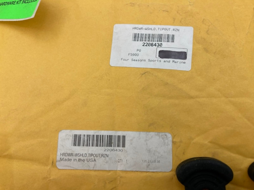 Polaris 2206430 WINDSHIELD TIPOUT HARDWARE New Genuine