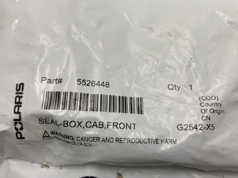 Polaris 5526448 Front Cab Box Seal New Genuine