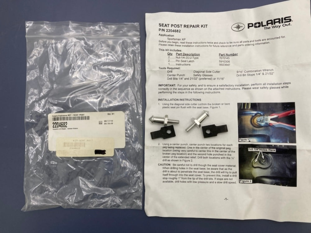 Polaris 2204682 Seat Post Kit New Genuine