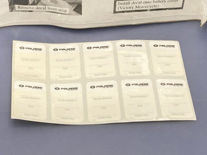 Qty 98 Polaris 7170107 Decal-Svc Bull.Completion Kit Incomplete Kit New Genuine