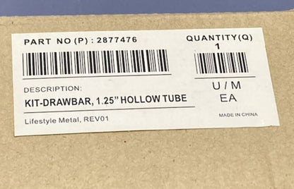 Polaris 2877476 Kit, Drawbar, 1.25" Hollow Tube New Genuine