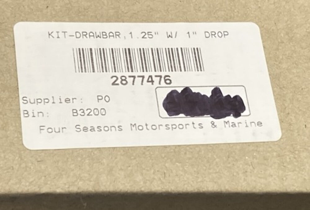 Polaris 2877476 Kit, Drawbar, 1.25" Hollow Tube New Genuine
