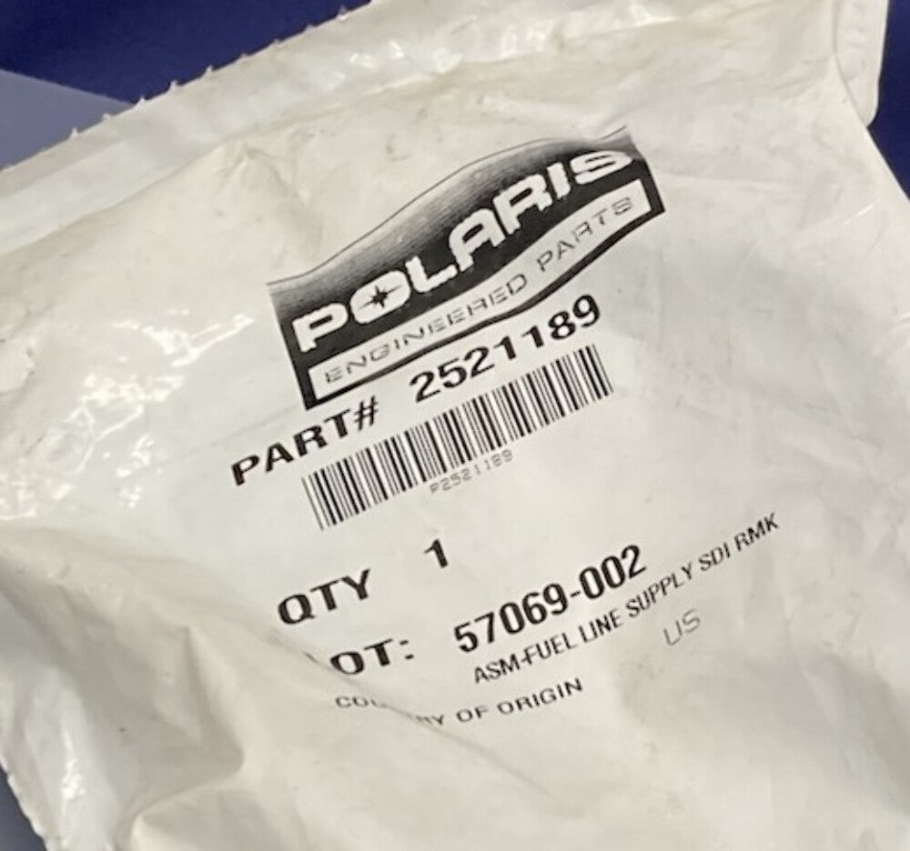 Polaris 2521189 Asm-Fuel Line Supply Sdi Rmk New Genuine
