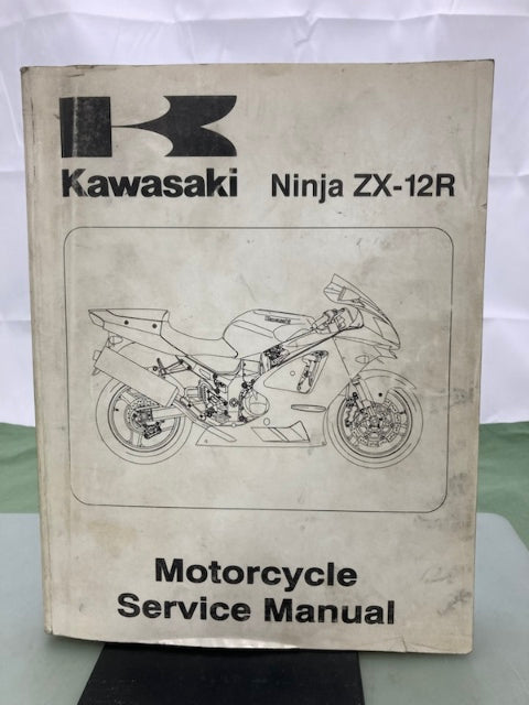 Kawasaki 99924-1278-01 Ninja ZX-12R Service Manual '02 Genuine