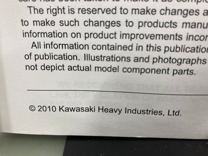 Kawasaki 99924-1442-31 Ninja 1000 Z1000SX ABS Service Manual '11 Genuine