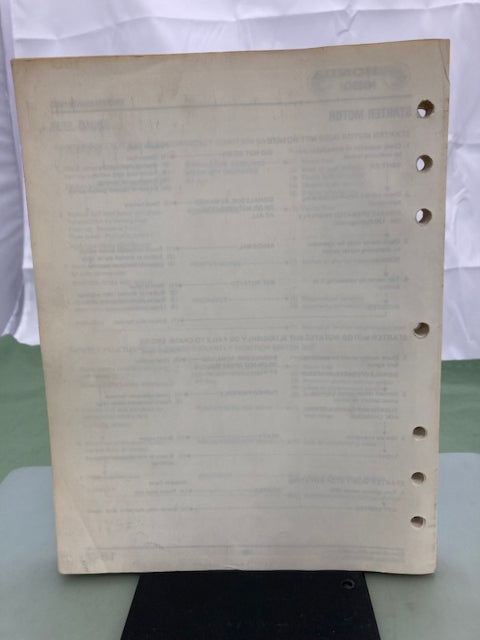 Honda 61GC801 NH80 aero80 '83-'84 Shop Manual Genuine