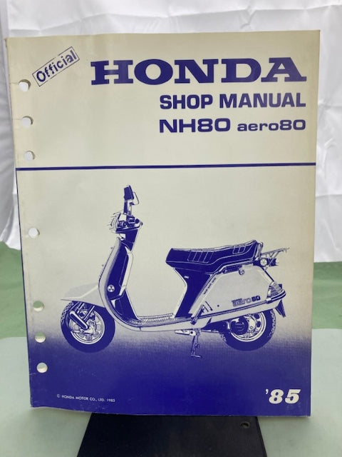 Honda 61GN300 NH80 aero80 '85 Shop Manual Genuine