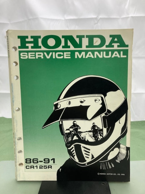 Honda 61KS605 CR125R '86-'91 Service Manual Genuine