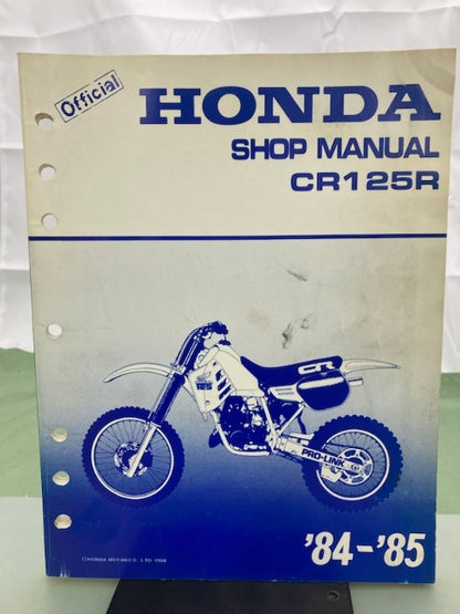 Honda 61KA303 CR125R '84-'85 Shop Manual Genuine