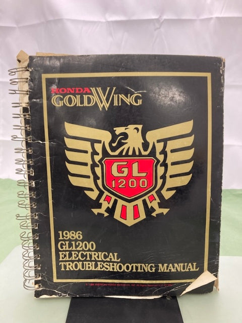 Honda 61ML870-AH 1986 GL1200 Electrical Troubleshooting Manual Genuine