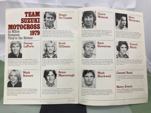 Suzuki News Spring '79 Sales Brochure Magazine Genuine