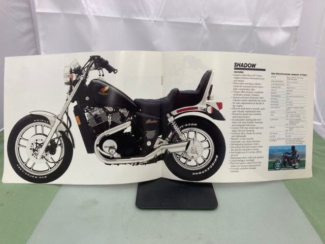 Honda Shadow/Shadow 500 Sales Brochure & Spec Sheet 1984 Genuine