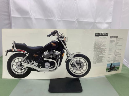 Honda Shadow/Shadow 500 Sales Brochure & Spec Sheet 1984 Genuine