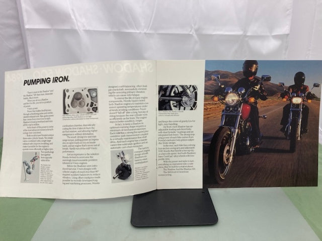 Honda Shadow/Shadow 500 Sales Brochure & Spec Sheet 1984 Genuine