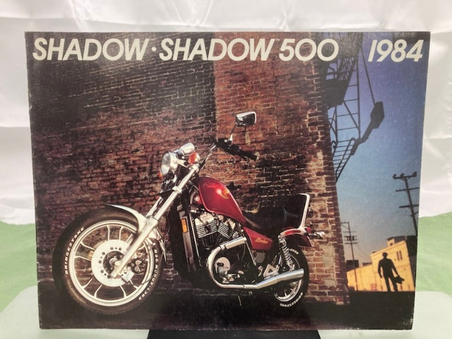 Honda Shadow/Shadow 500 Sales Brochure & Spec Sheet 1984 Genuine