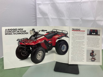 Honda TRX200 Sales Brochure & Spec Sheet 1984 Genuine