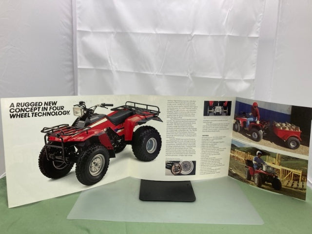 Honda TRX200 Sales Brochure & Spec Sheet 1984 Genuine
