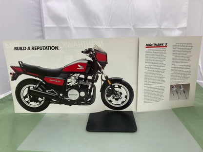 Honda Nighthawk 'S' CB700SC Sales Brochure & Spec Sheet 1984 Genuine
