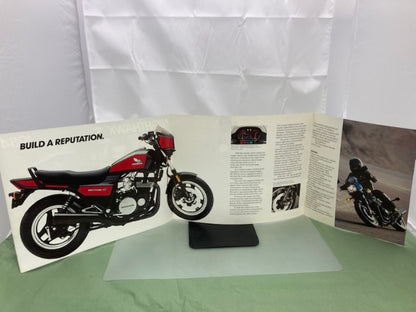 Honda Nighthawk 'S' CB700SC Sales Brochure & Spec Sheet 1984 Genuine