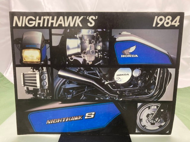 Honda Nighthawk 'S' CB700SC Sales Brochure & Spec Sheet 1984 Genuine