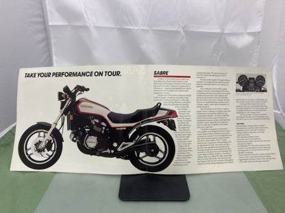 Honda Sabre 700 VF700S Sales Brochure & Spec Sheet 1984 Genuine