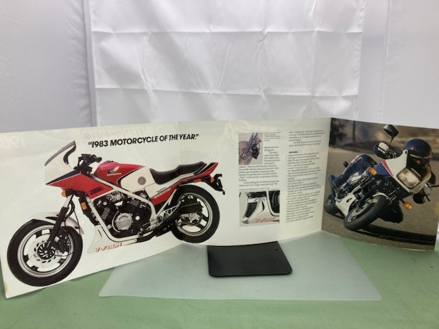 Honda 750 Interceptor VF750F Sales Brochure & Spec Sheet 1984 Genuine