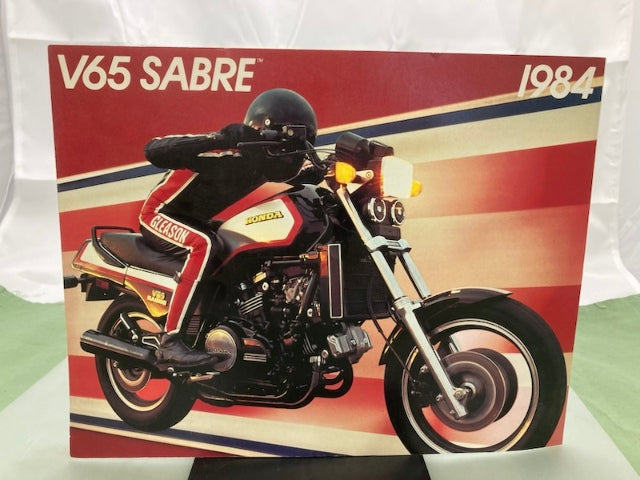 Honda V65 Sabre VF1100S Sales Brochure & Spec Sheet 1984 Genuine