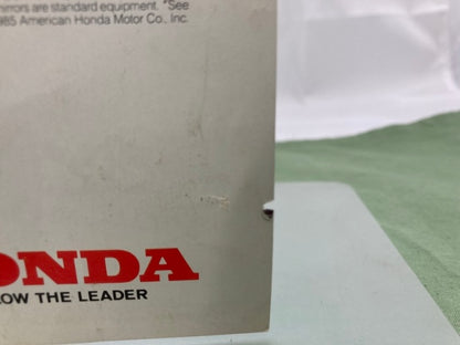 Honda CB125S Sales Brochure & Spec Sheet 1985 Genuine