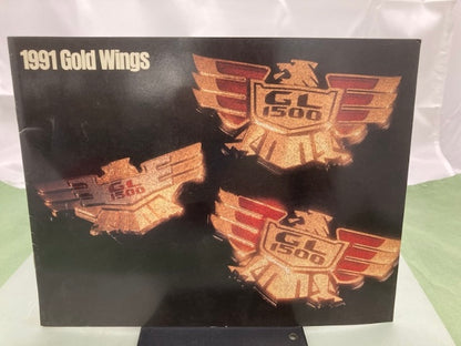 Honda Gold Wings GL1500 Goldwing Sales Brochure 1991 Genuine