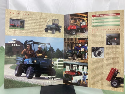 Kawasaki 99969-2614 Mule 550 2500 2510 Sales Brochure & Spec Sheet 1998 Genuine