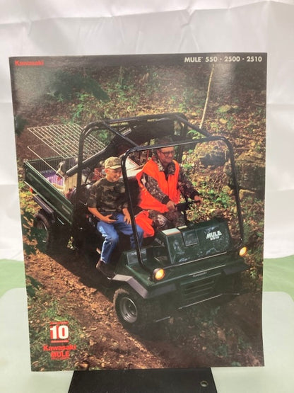Kawasaki 99969-2614 Mule 550 2500 2510 Sales Brochure & Spec Sheet 1998 Genuine