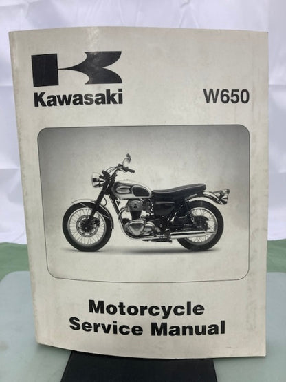 Kawasaki 99924-1245-02 W650 Service Manual 1999, 2000 Genuine