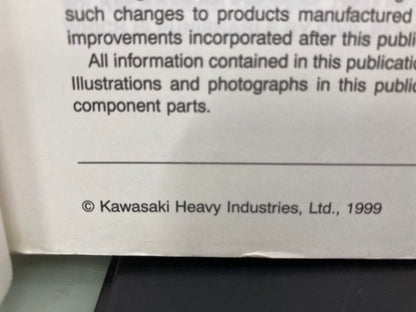 Kawasaki 99924-1246-01 Vulcan VN 1500 Drifter Service Manual 1999 Genuine