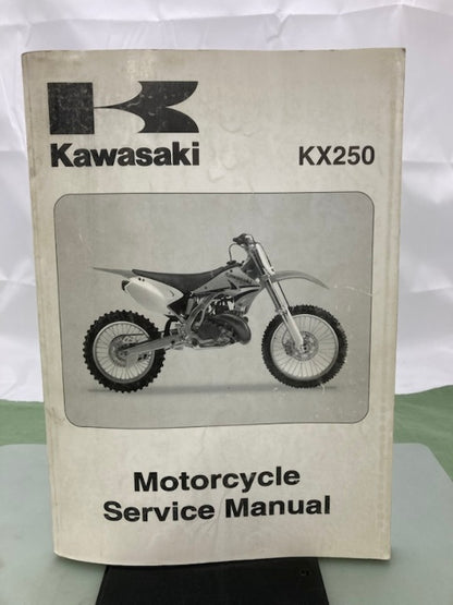 Kawasaki 99924-1340-01 KX250 Service Manual 2004 Genuine