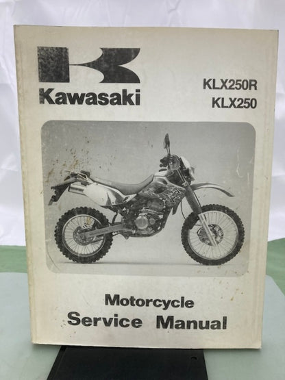 Kawasaki 99924-1165-03 KLX250R Service Manual 1993, 1994, 1996 Genuine