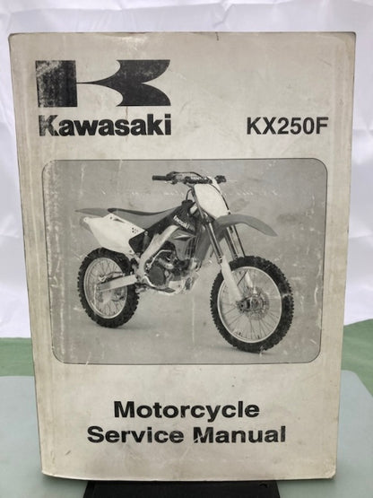 Kawasaki 99924-1354-01 KX250F Service Manual 2005 Genuine
