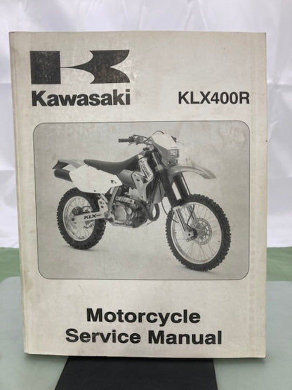 Kawasaki 99924-1304-01 KLX400R Service Manual 2002 Genuine