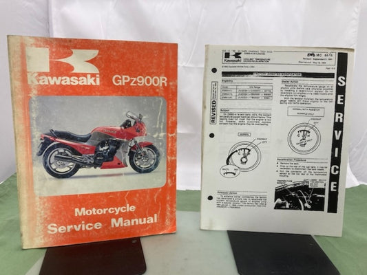 Kawasaki 99924-1048-06 GPz900R Service Manual '84, '86, '89, '90 Genuine