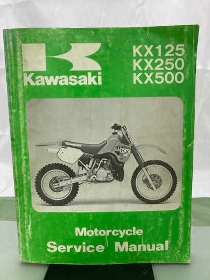 Kawasaki 99924-1101-01 KX125 KX250 KX500 Service Manual 1987 Genuine