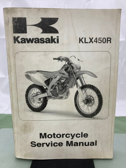 Kawasaki 99924-1385-01 KLX450R Service Manual 2007 Genuine
