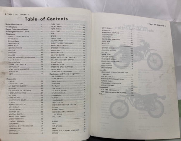 Kawasaki 99924-1011-06 KE100 Service Manual '78, '81, '91, '93, '94, '96 Genuine