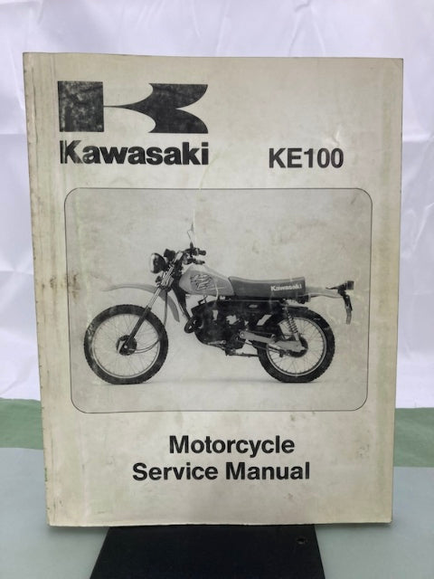 Kawasaki 99924-1011-06 KE100 Service Manual '78, '81, '91, '93, '94, '96 Genuine